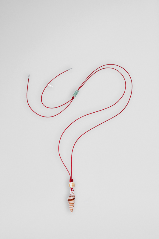 Ochre Pugiliana Cord Pendant