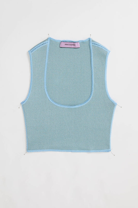 KNITTED BRA-TOP