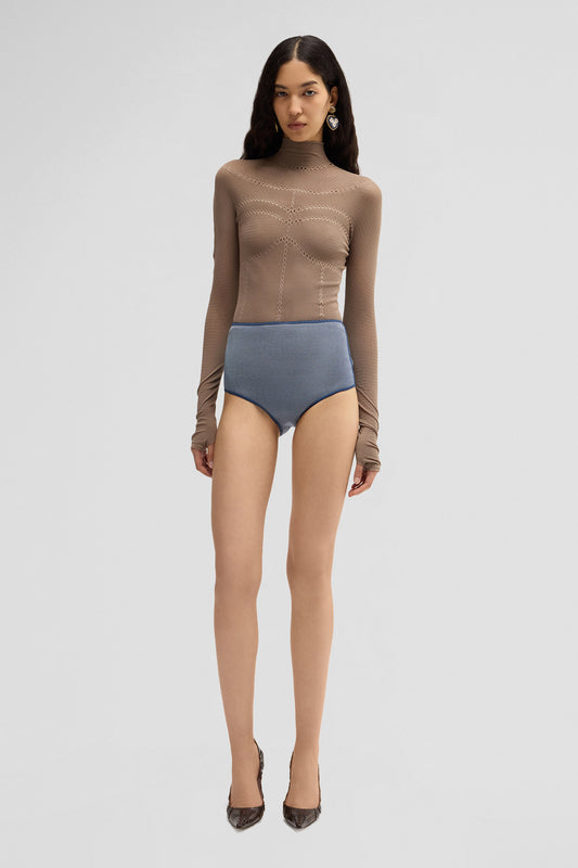 SECOND SKIN MOCK-NECK