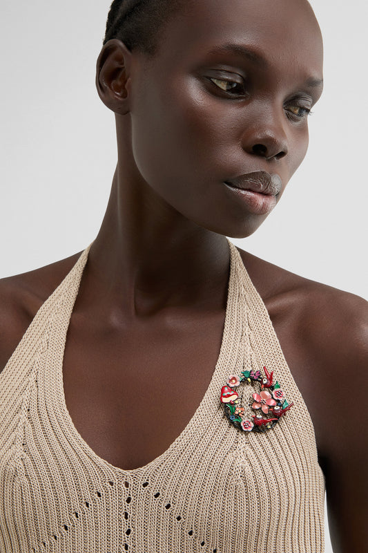 WREATH BROOCH