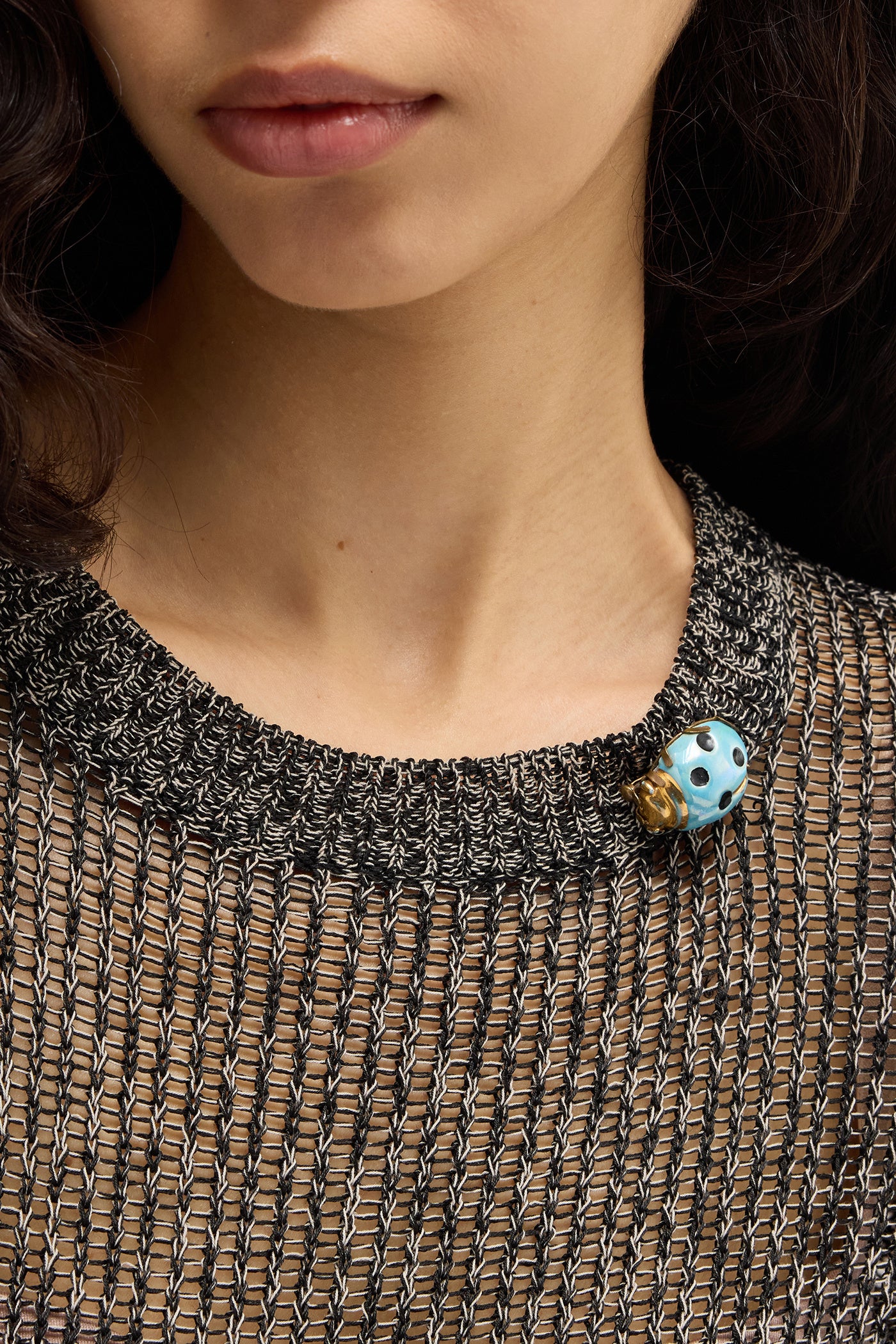 LADYBUG BROOCH – SCHIAPARELLI
