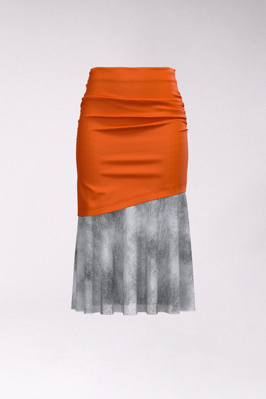 ROUCHED SKIRT