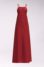 LUNA DRESS - LUREX RED