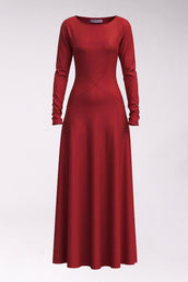 JULS DRESS - LUREX RED