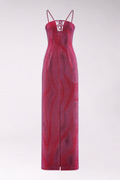 IRIS DRESS - FUXIA RED