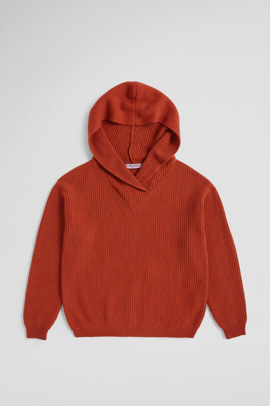 KNITTED HOODIE