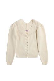 ALPINE CARDI - OFF WHITE HOLIDAY EDITION