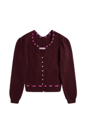 ALPINE CARDI - BORDEAUX HOLIDAY EDITION