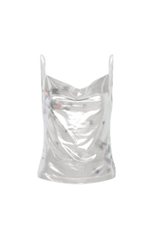 ITA TOP - LAMINATED SILVER BUTTERFLY