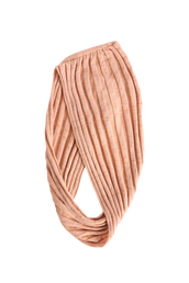 HOODED SCARF - SALMON