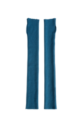 WOOL ARM WARMERS - PETROL