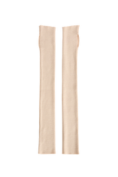 WOOL ARM WARMERS - PINK MELANGE