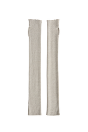WOOL ARM WARMERS - PEARL