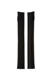 WOOL ARM WARMERS - BLACK