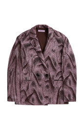 TATS BLAZER - PINK BROWN