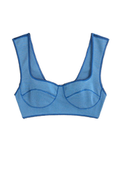KNITTED TOP - PEARL LIGHT BLUE