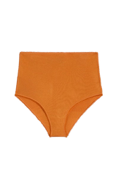 KNITTED MICRO SHORT - ORANGE YELLOW