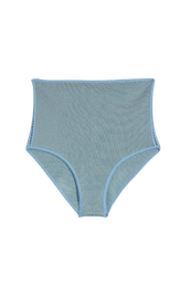 KNITTED MICRO SHORT - LIGHT BLUE BEIGE
