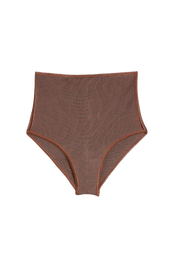 KNITTED MICRO SHORT - ORANGE GREY
