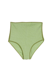 KNITTED MICRO SHORT - PISTACCHIO OFF WHITE