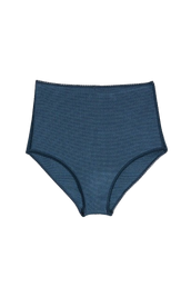 KNITTED MICRO SHORT - LIGHT BLUE NAVY