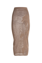 SEAMLESS OVER SKIRT - SAND