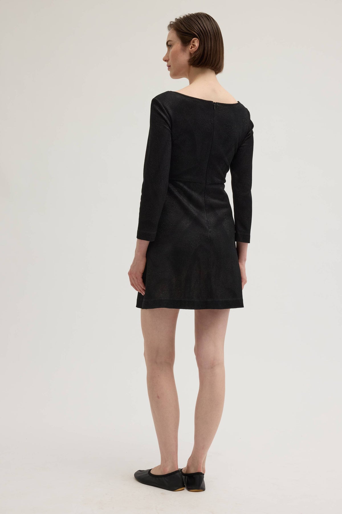 KNOTTED MINI DRESS
