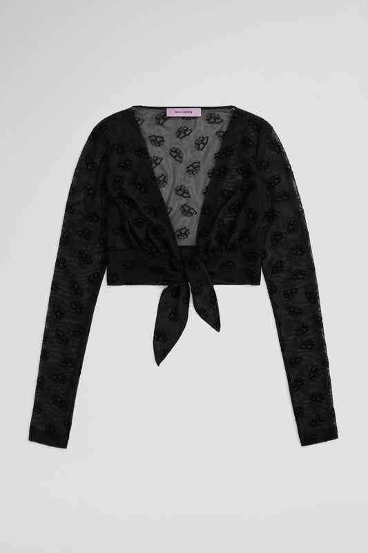 MONOGRAM KNOTTED TOP