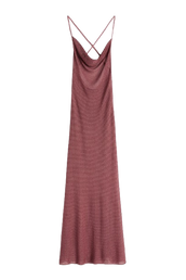 KNIT ITA DRESS - BORDEAUX PINK