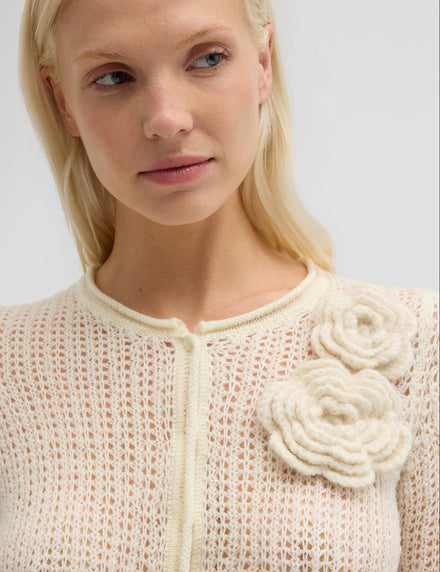 New In: The lightness of lace combined with the warmth of 100% wool.
