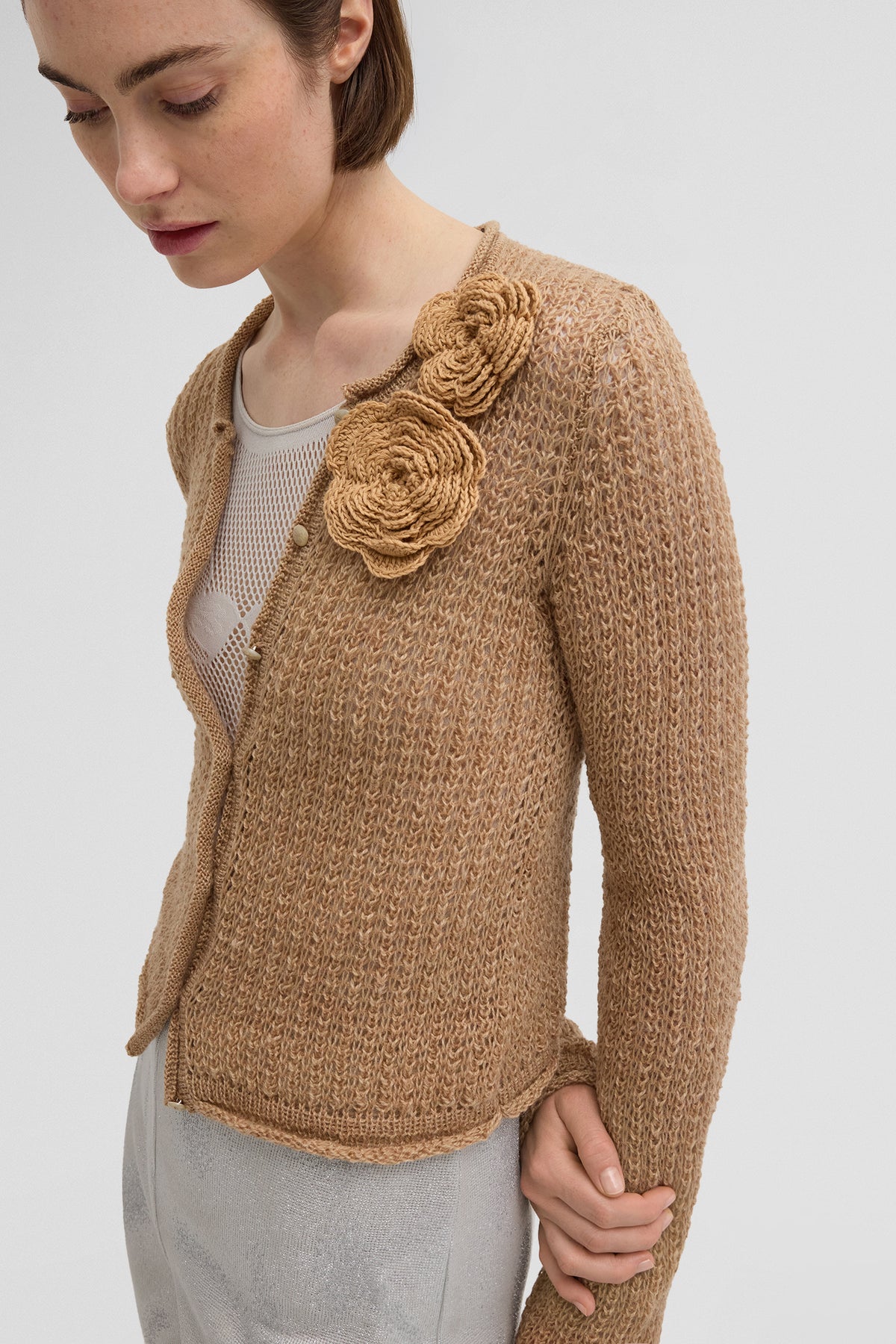 WINTER LACE CARDIGAN