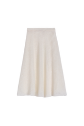 WINTER LACE SKIRT - OFF WHITE