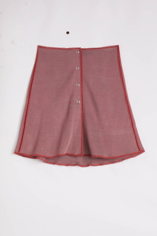 KNITTED MINI SKIRT