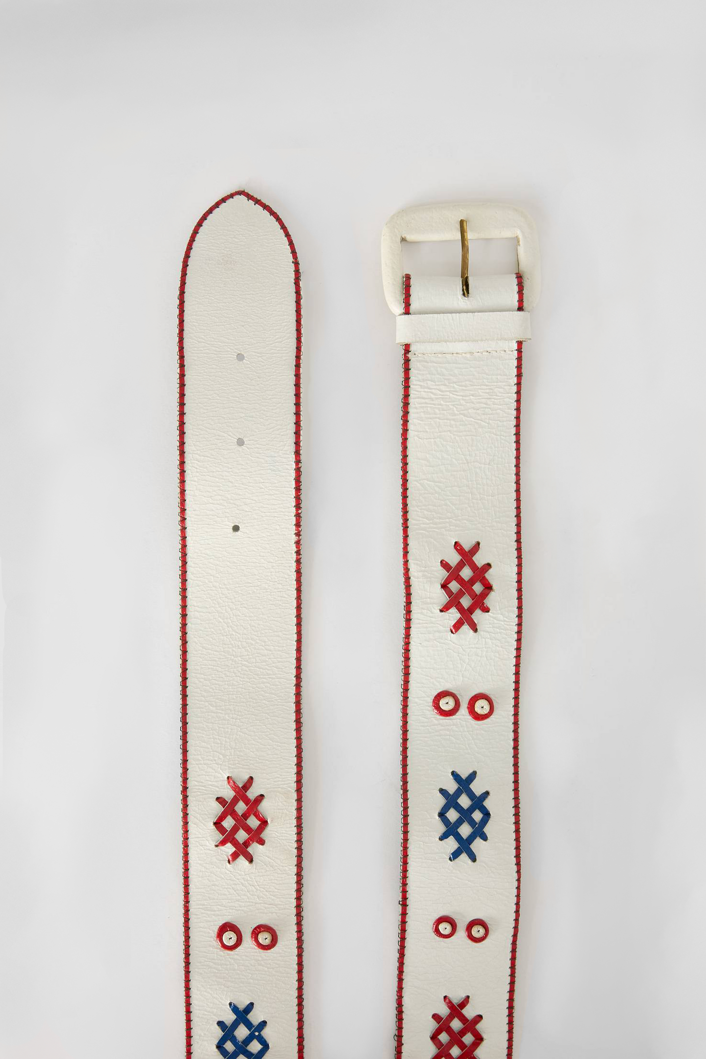 LEATHER EMBROIDERY BELT - VINTAGE