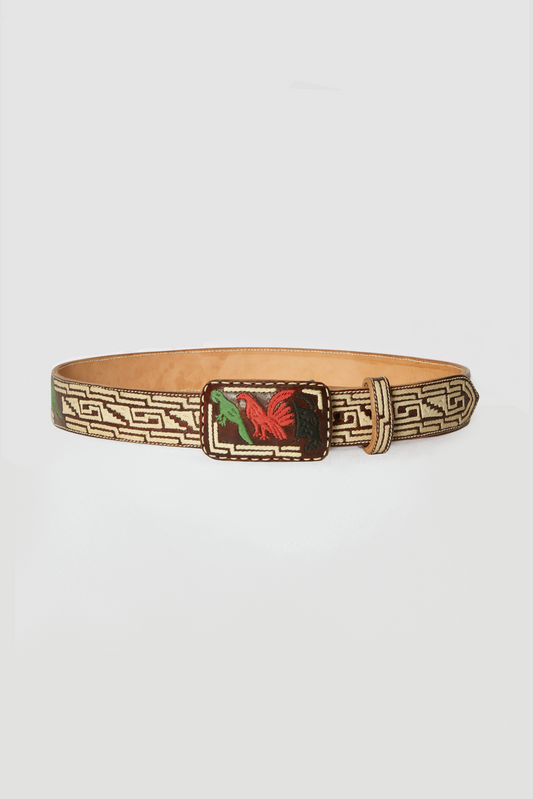 EAGLE LEATHER BELT - MEXICO