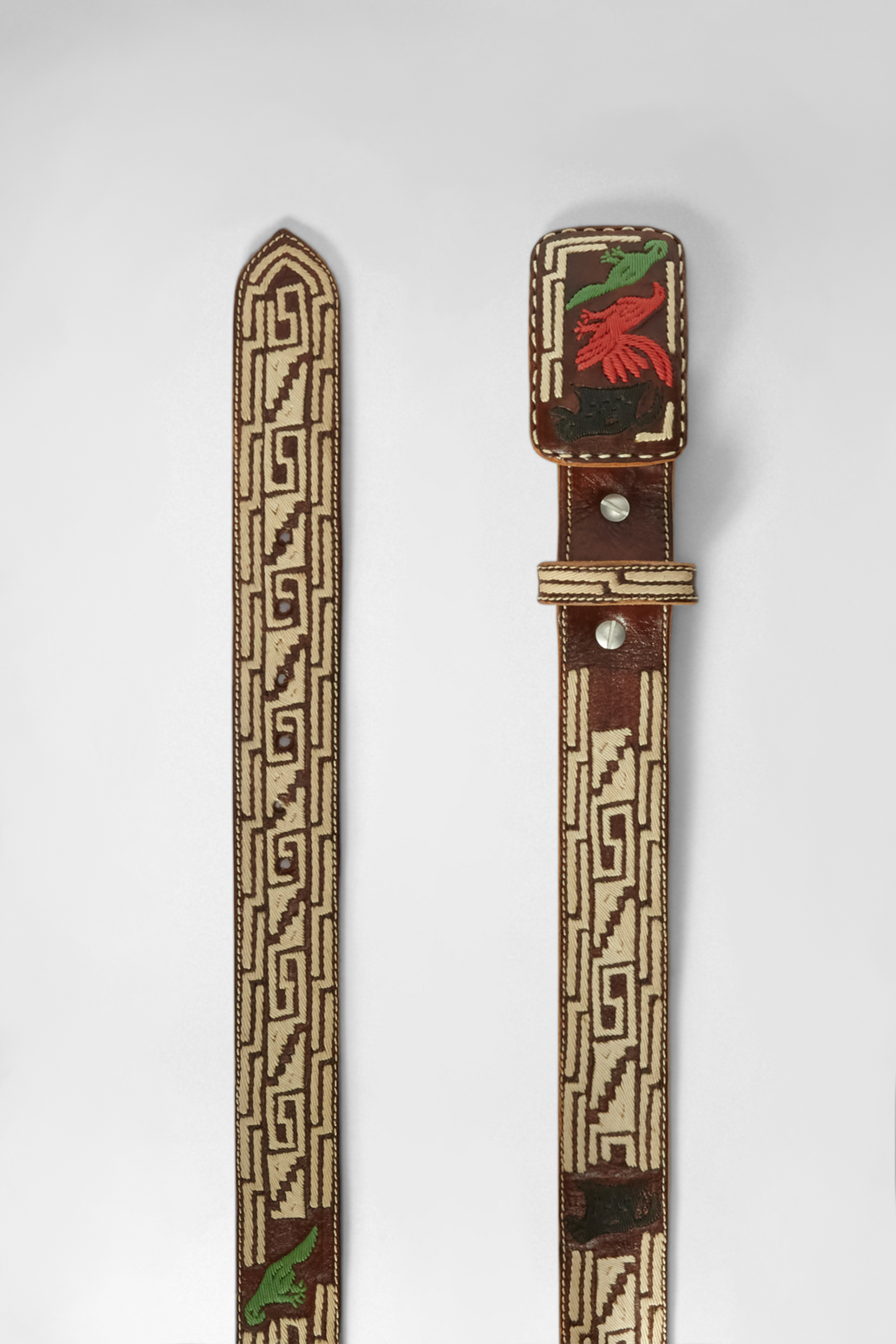 EAGLE LEATHER BELT - MEXICO