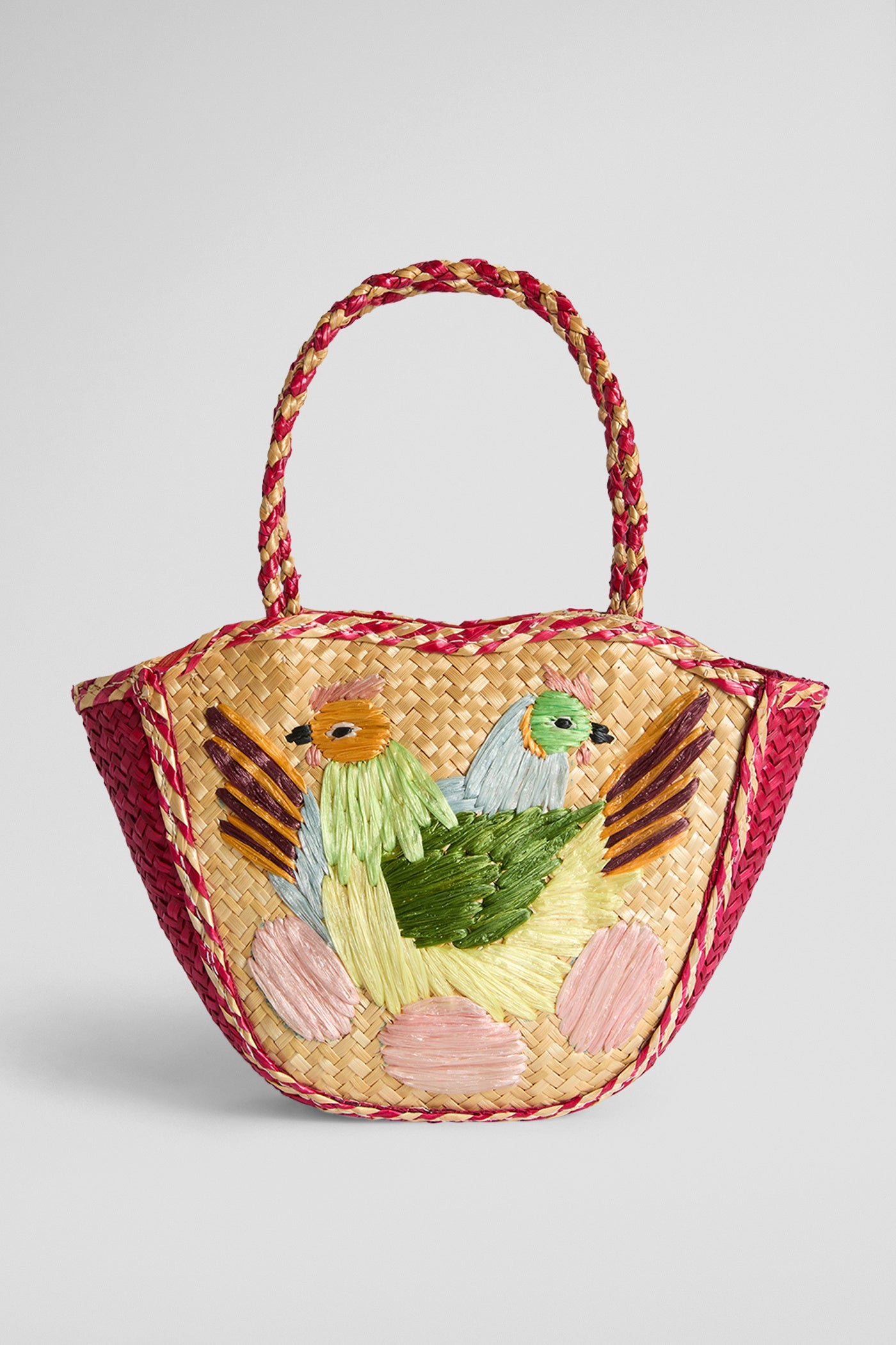 STRAW HANDBAG