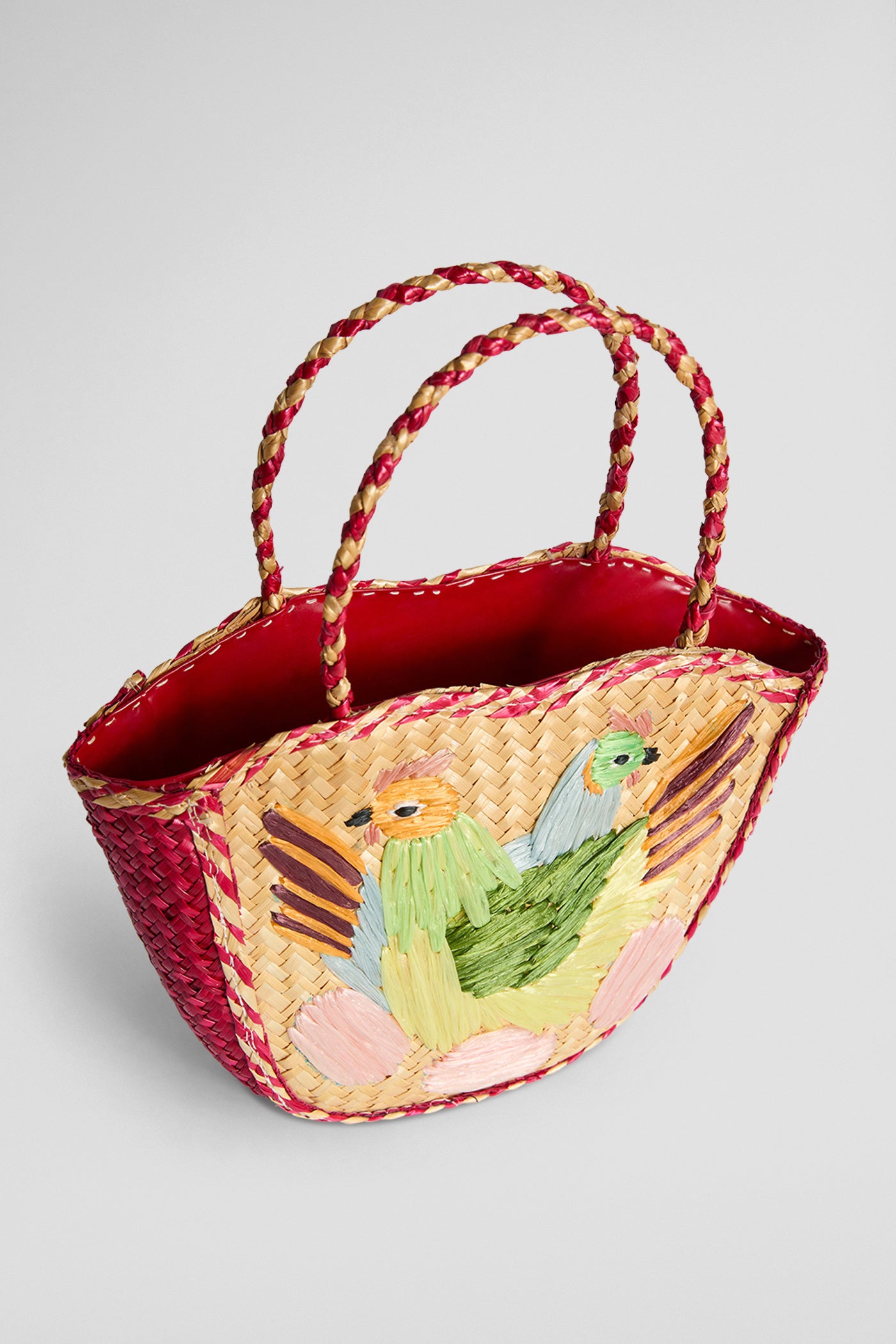 STRAW HANDBAG