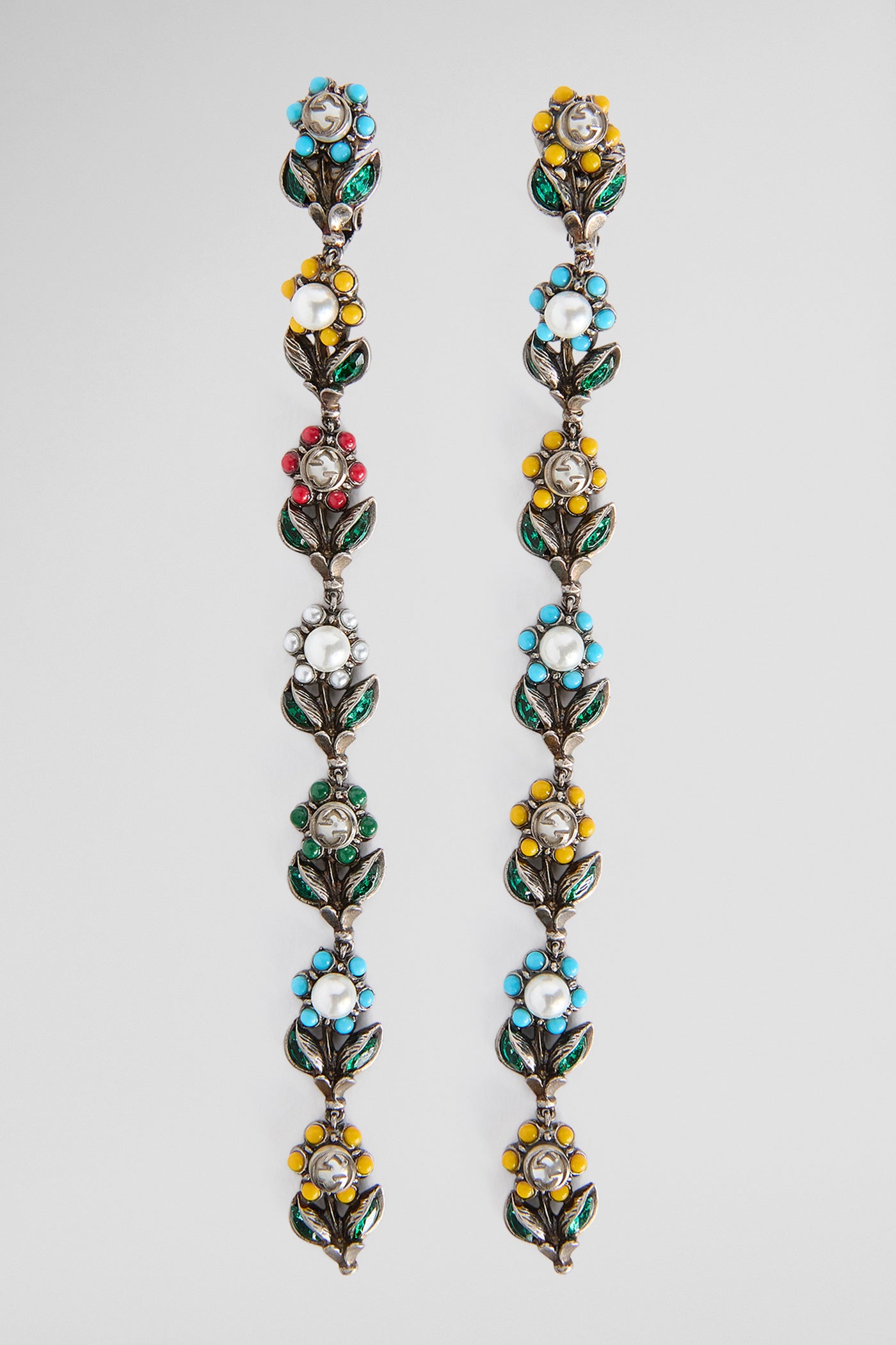 FLORAL DROP EARRINGS - GUCCI