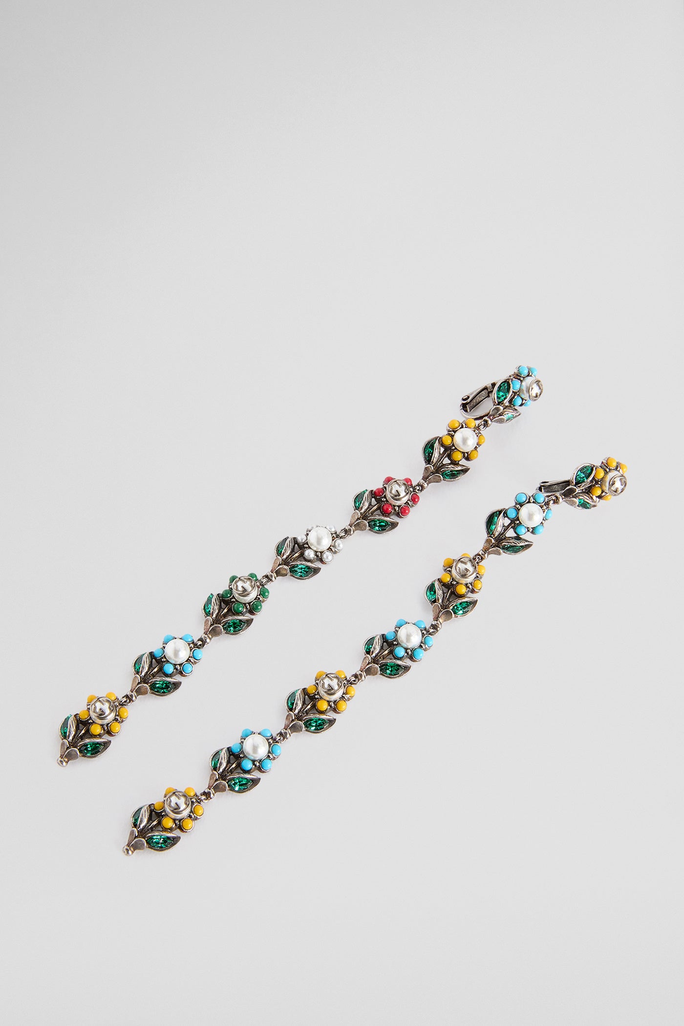 FLORAL DROP EARRINGS - GUCCI