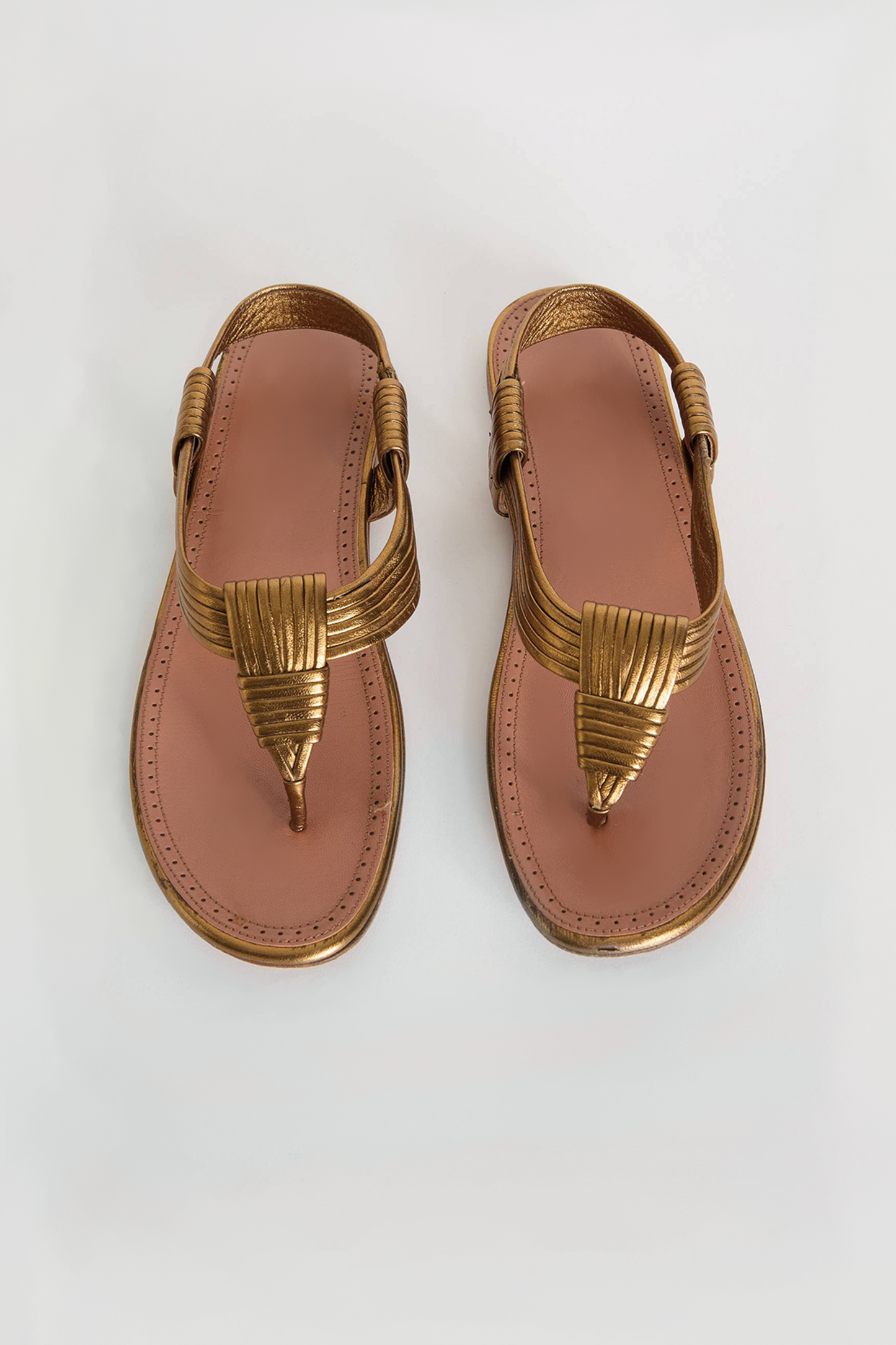 BRONZE SANDALS - ALAΪA
