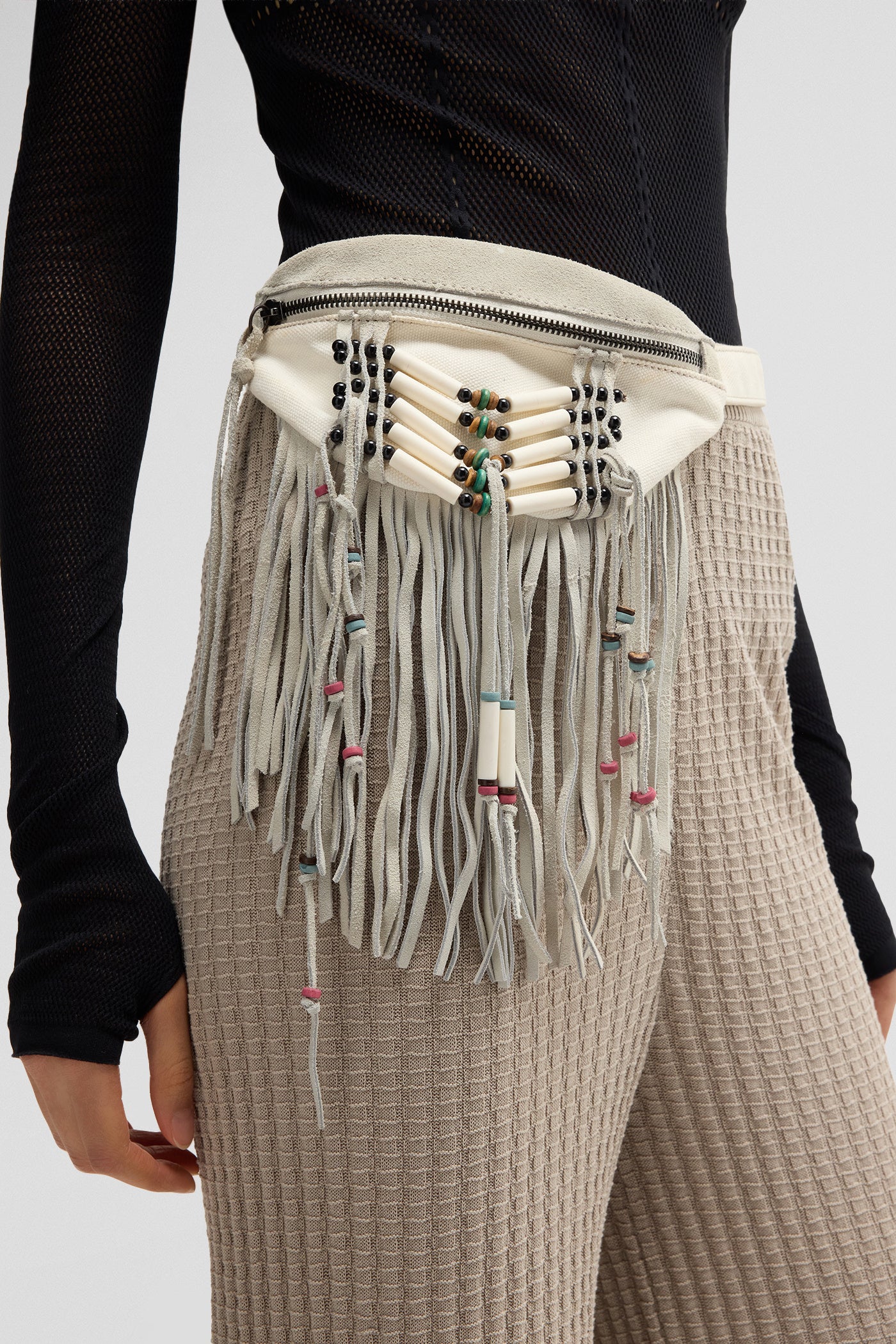 FRINGED BELT BAG - RALPH LAUREN