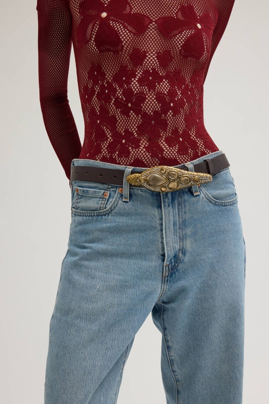 RHINESTONE BELT - ROBERTO CAVALLI