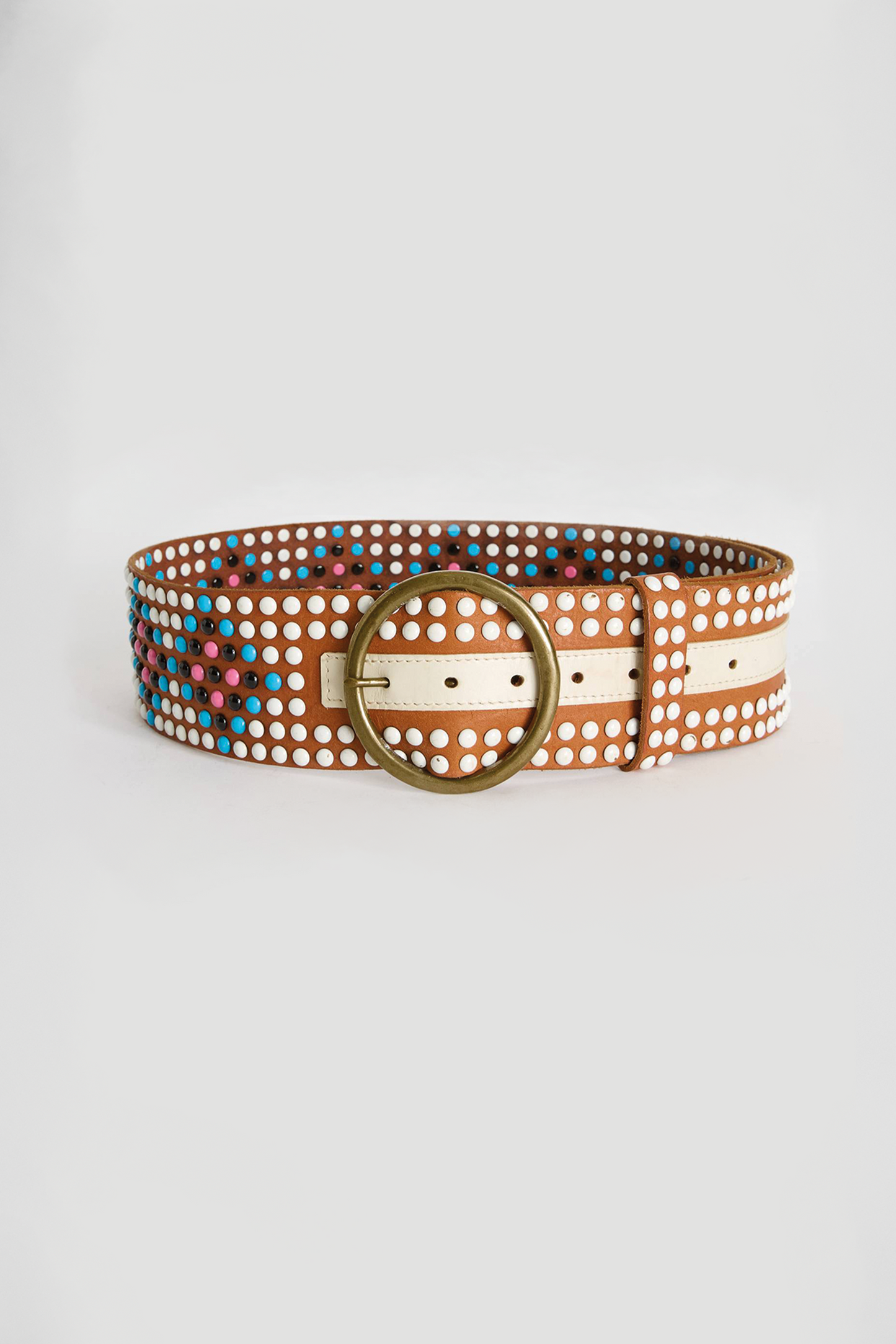 STUDDED SUEDE BELT - ELEY KISHIMOTO