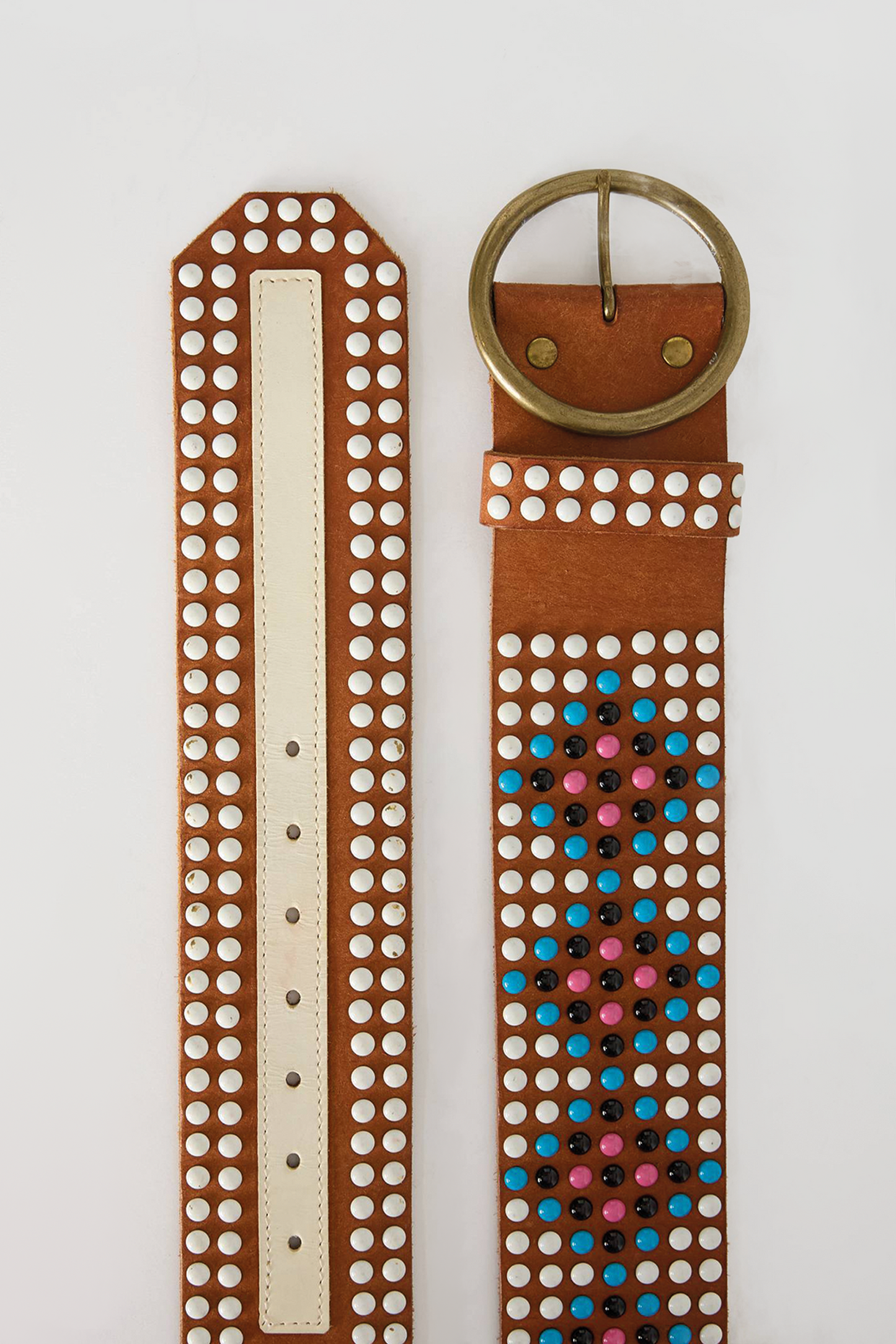 STUDDED SUEDE BELT - ELEY KISHIMOTO