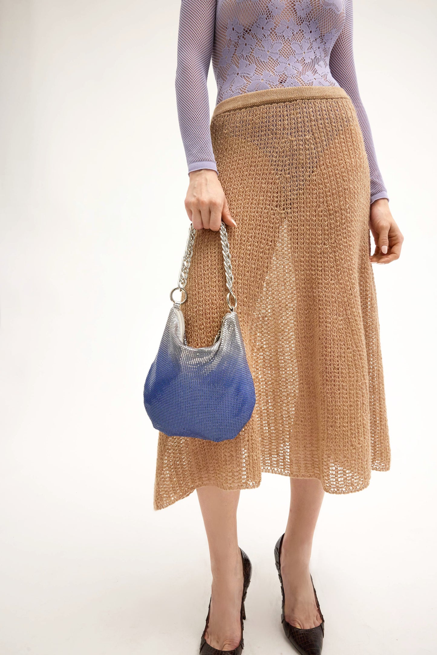 GRADIENT MESH BAG - WHITING & DAVIS