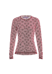 LONG SLEEVE SKIMPY T - IRIDESCENT BORDEAUX