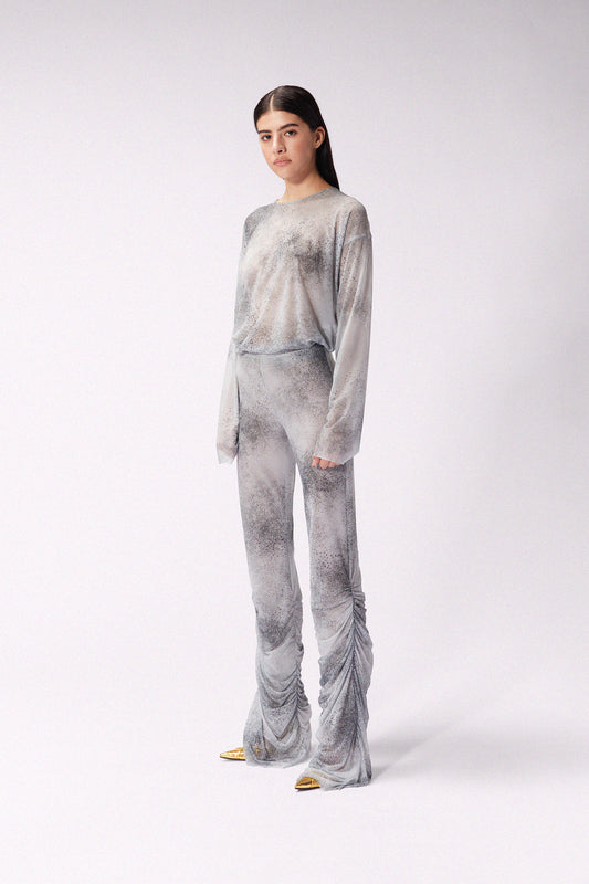 MACCAPANI - THE RUCHED PANT - SPRAY GREY