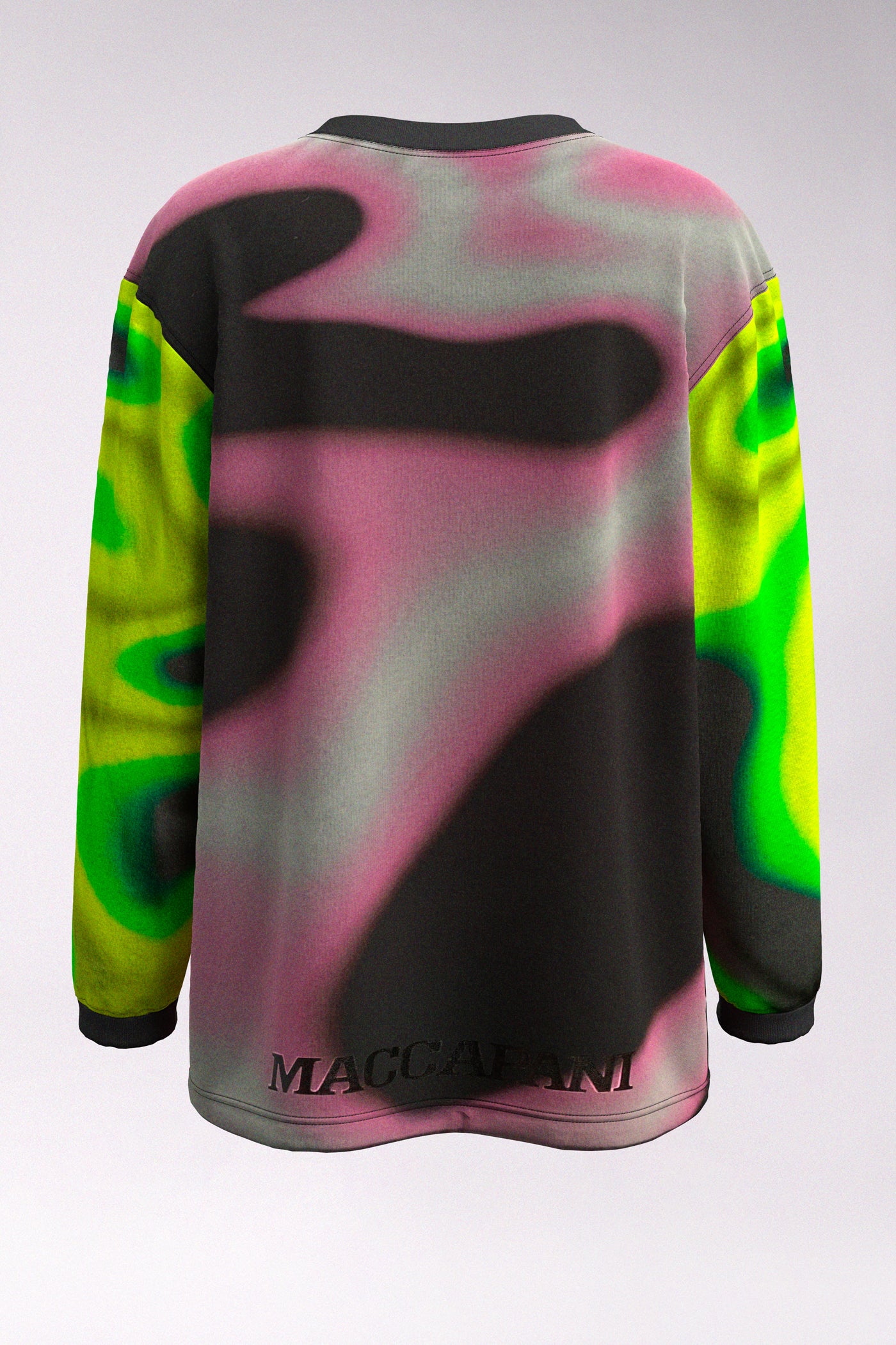 MACCAPANI - THE MOTO T - NEON GREEN AND PINK MELANGE