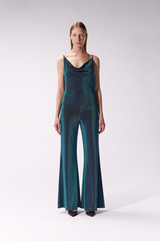 MACCAPANI - ITA TOP - METALLIC GREEN